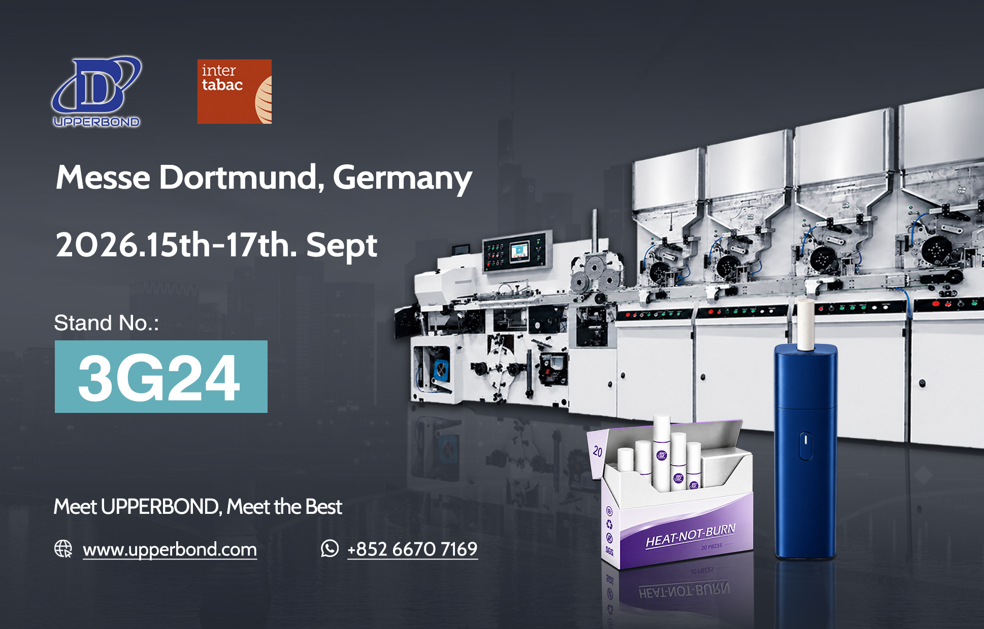 UPPERBOND to Unveil New Solutions at InterTabac 2026